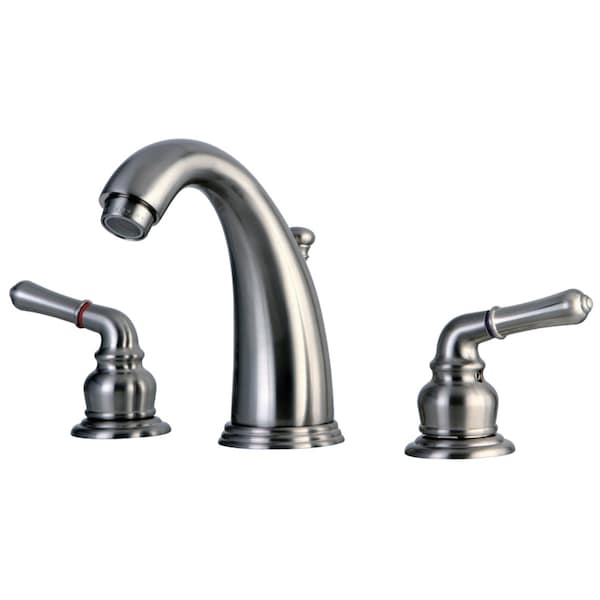 KB988 Widespread Bathroom Faucet, Brushed Nickel